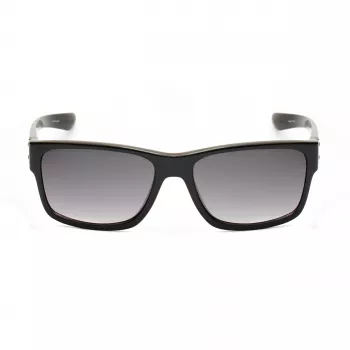 KENNETH COLE MAN KC1246-5801B Sunglasses - Shiny Black Frame, Grey Polycarbonate Lens, 58mm