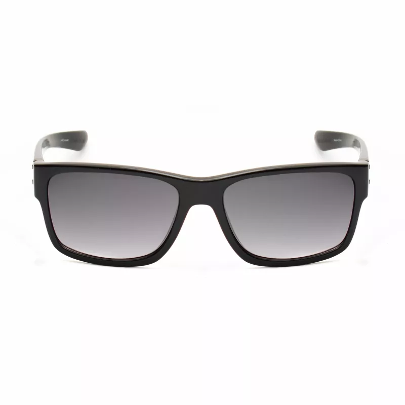KENNETH COLE MAN KC1246-5801B Sunglasses - Shiny Black Frame, Grey Polycarbonate Lens, 58mm