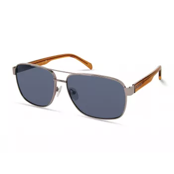 KENNETH COLE MAN KC2987-6310V Rectangular Sunglasses - Black Acetate Frame, Smoke Grey Polycarbonate Lenses, UV400 Protection, 63/15/140 mm