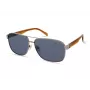 KENNETH COLE MAN KC2987-6310V Rectangular Sunglasses - Black Acetate Frame, Smoke Grey Polycarbonate Lenses, UV400 Protection, 63/15/140 mm