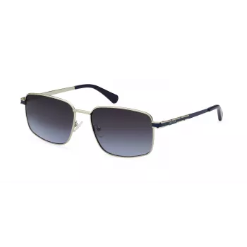 KENNETH COLE MAN Sunglasses RN00001-5810W - Black Frame, Grey Lens, 58mm