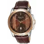 KENNETH COLE Men's Automatic Skeleton Watch IKC8096 - 44mm Stainless Steel Case, Black Leather Band