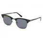 Kenneth Cole Men's KC1330-5002X Rectangle Sunglasses - Black Frame Grey Lens UV400