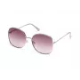 KENNETH COLE Women's Rectangular Sunglasses KC2978-6010Z Black Frame Grey Lens 60mm