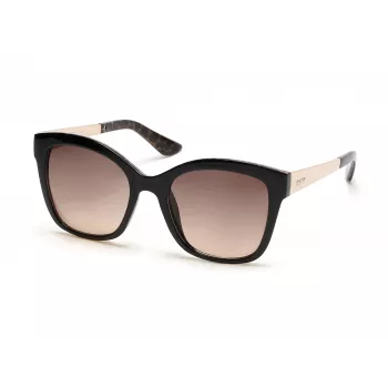 KENNETH COLE Women's Sunglasses KC2965-5401F - Geometric Acetate Frame with Grey Gradient Lenses - 54mm