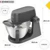 Kenwood KHC30.045GY 1000 W Food Processor with 4.3 L Bowl, Stainless Steel, Grey