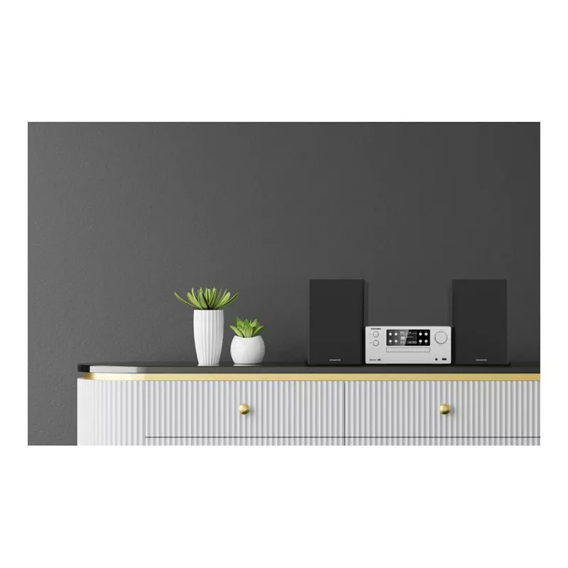 Kenwood M-925DAB-S Home Audio Micro System 50 W Silver/Black