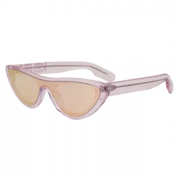 KENZO KZ40007I-72Z Women's Cat Eye Sunglasses Shiny Rose Gold Brown Gradient