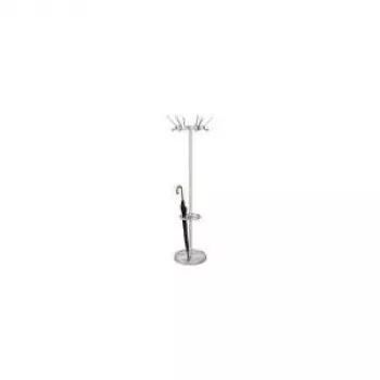 Kerkmann Public 12-Hook Rotating Coat Stand, Powder-Coated Steel, Black 6796