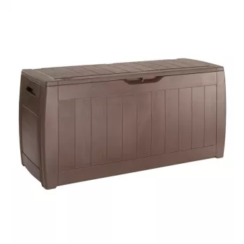 Keter Hollywood 270 L Outdoor Storage Box Rectangular Brown
