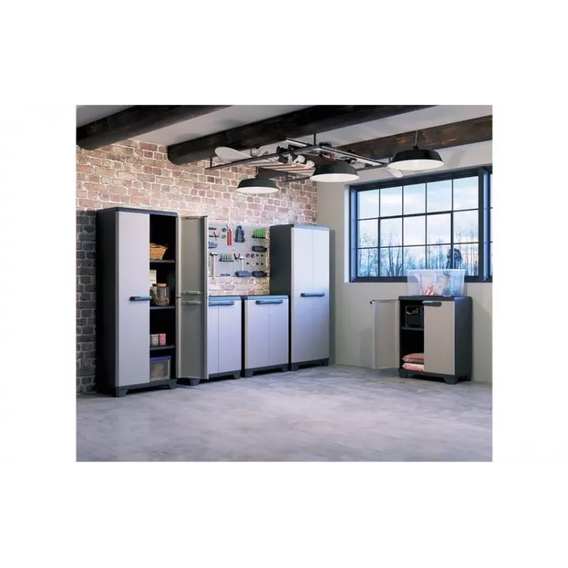 Keter Linear Cabinet Garage Cabinet Floorstanding Universal
