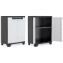 KETER LINEAR CABINET LOW 68x39x90cm Black/Grey