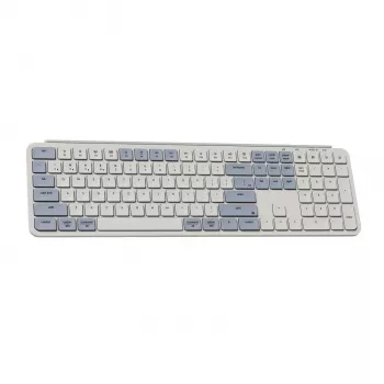 Keychron B6 Pro Ultra-Slim 100% Wireless Keyboard - Retro Blue