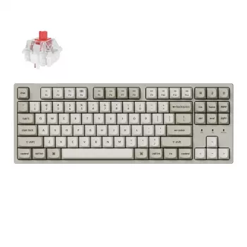 Keychron C1 Pro 8K 80% Super Red Hot-swappable RGB Wired Mechanical Keyboard