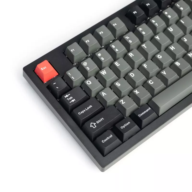 Keychron Cherry Profile Dolch Red PBT Full Keycap Set - 137 Keys, Dye-Sub, MX-Compatible