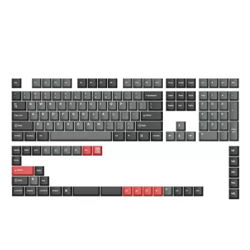 Keychron Cherry Profile Dolch Red PBT Full Keycap Set - 137 Keys, Dye-Sub, MX-Compatible