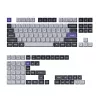 Keychron Double Shot KSA PBT Keycap Set - Dark Grey/White Smoke (137-Keys, MX-Style, ANSI)