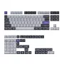 Keychron Double Shot KSA PBT Keycap Set - Dark Grey/White Smoke (137-Keys, MX-Style, ANSI)