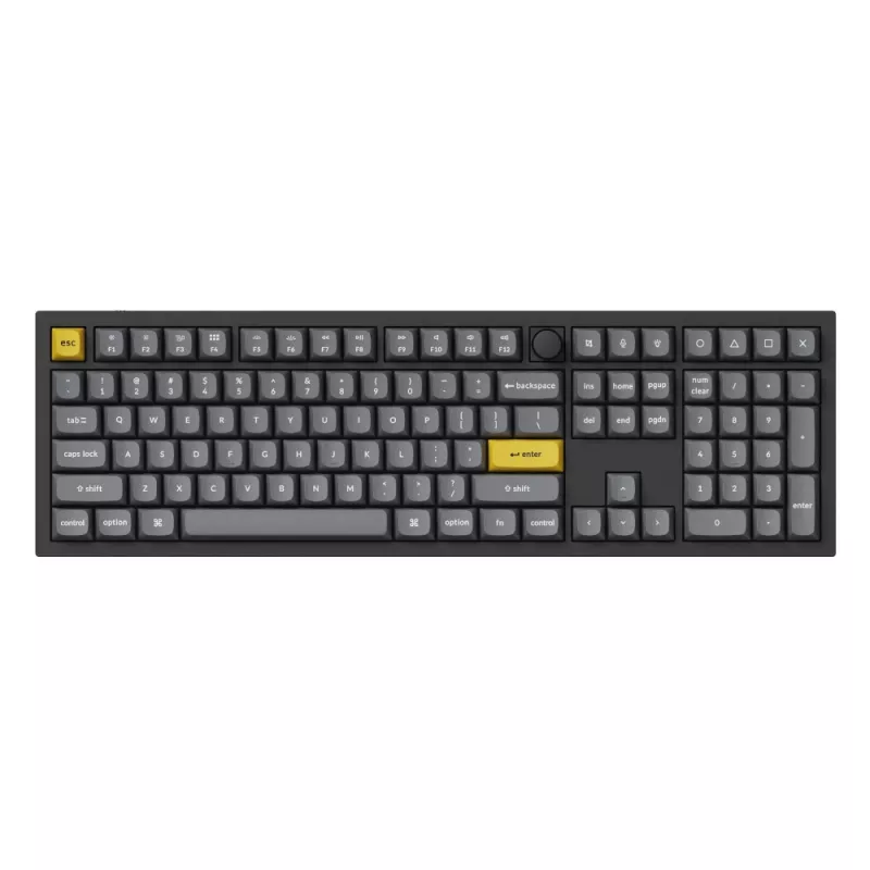 Keychron Double Shot PBT OSA Full Keycap Set – Dark Grey (140 Keys, MX Style)