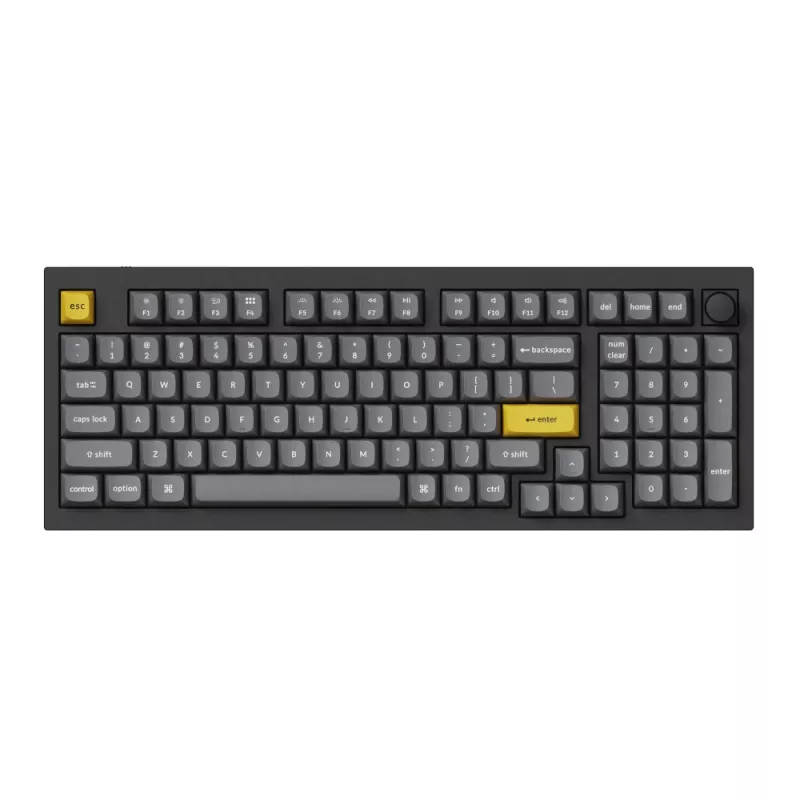 Keychron Double Shot PBT OSA Full Keycap Set – Dark Grey (140 Keys, MX Style)
