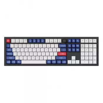 Keychron Double-Shot PBT OSA Keycap Set - Blue and White | 137 Keys | MX-Style | ANSI US
