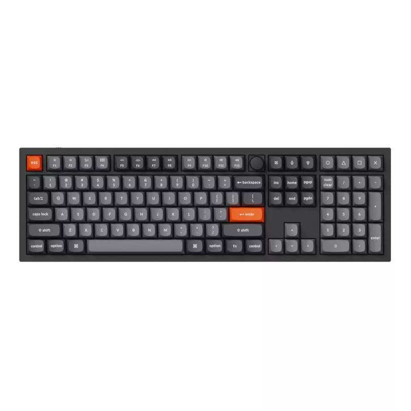 Keychron Double-Shot PBT OSA Keycap Set - Grey (142 Keys, MX-Compatible)