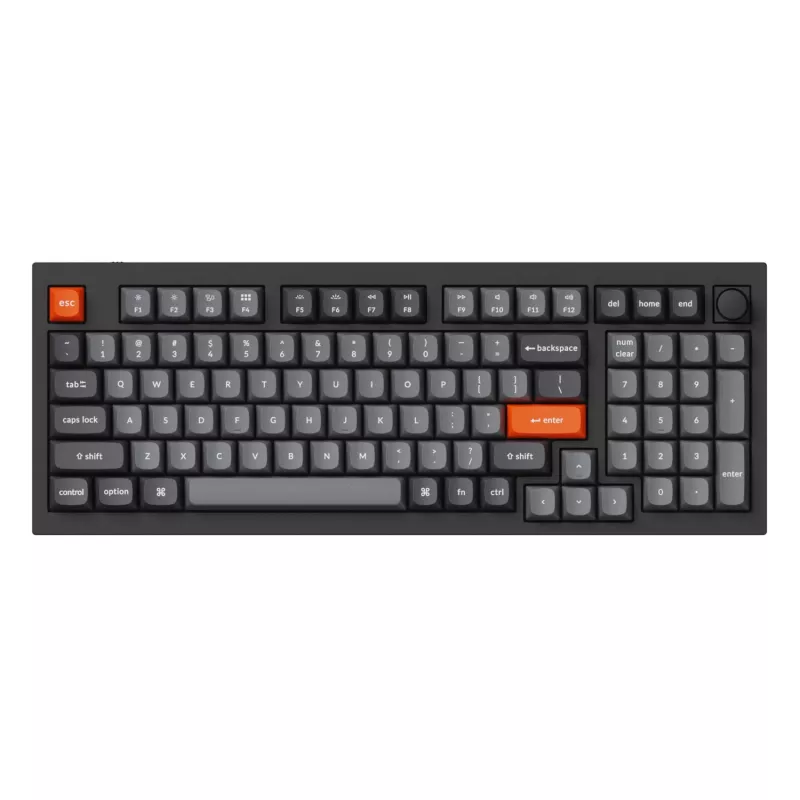 Keychron Double-Shot PBT OSA Keycap Set - Grey (142 Keys, MX-Compatible)