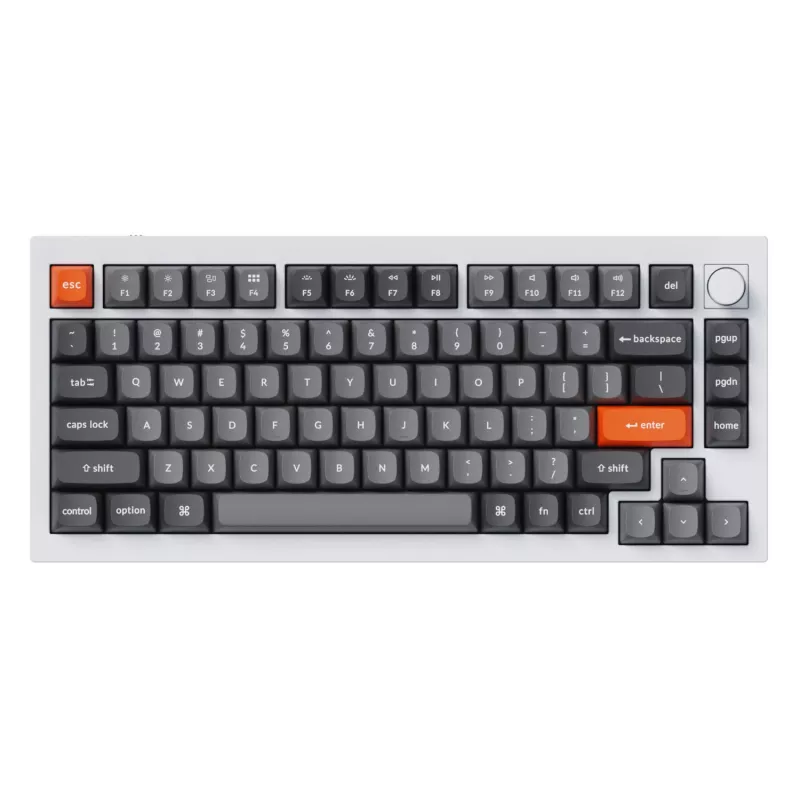 Keychron Double-Shot PBT OSA Keycap Set - Grey (142 Keys, MX-Compatible)