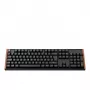 Keychron K10 HE Wireless Magnetic Switch Custom Keyboard German Layout (Black/Wood, DE-Layout, Gateron Double-Rail Magnetic Nebula, Hot-Swap, Aluminium Frame, RGB)