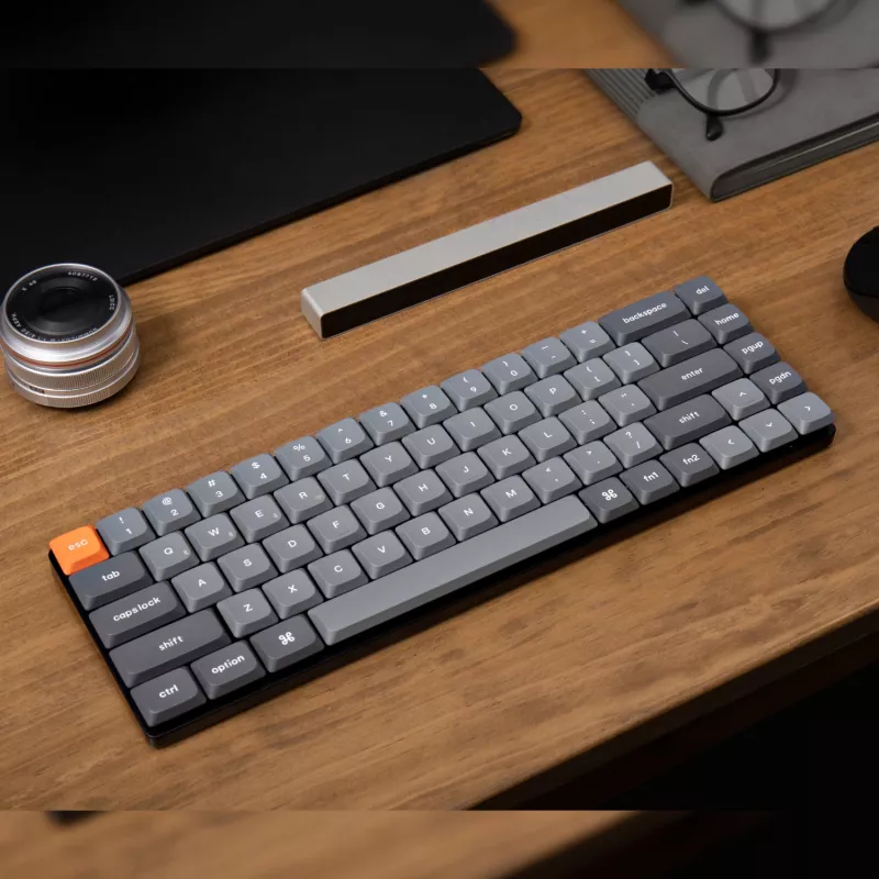 Keychron K7 Max QMK/VIA 65% Wireless Custom Mechanical Keyboard | Brown Switches