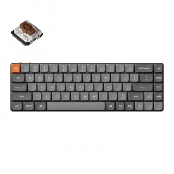 Keychron K7 Max QMK/VIA 65% Wireless Custom Mechanical Keyboard | Brown Switches
