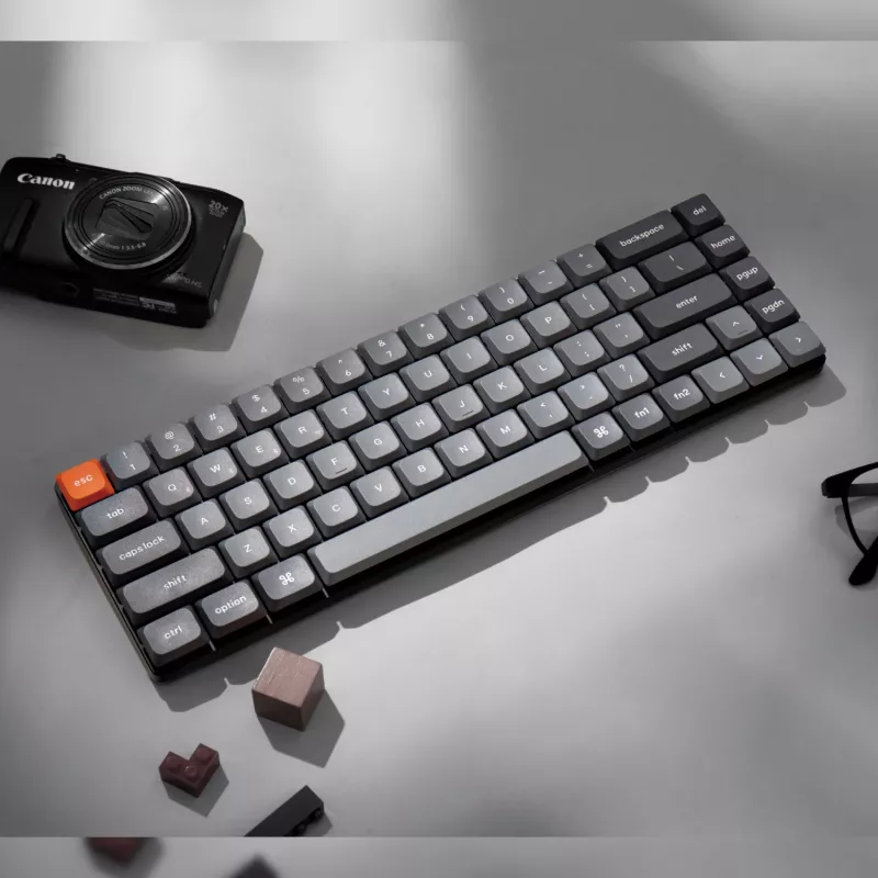 Keychron K7 Max QMK/VIA 65% Wireless Custom Mechanical Keyboard | Red Switches