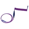 Keychron Premium Coiled Aviator USB Cable Type-C + USB-A Adapter Detachable Aviator Connector 108 cm