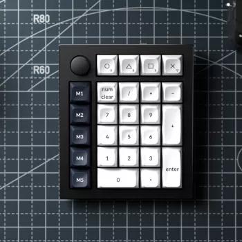 Keychron Q0 Max QMK Gateron Jupiter Banana RGB Wireless Custom Number Pad Shell White