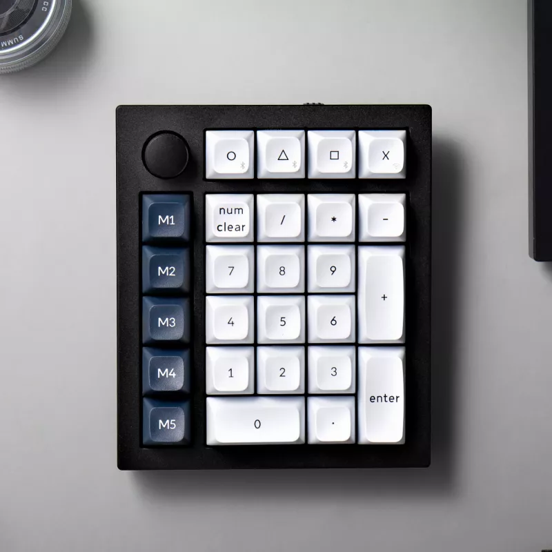 Keychron Q0 Max QMK Gateron Jupiter Banana RGB Wireless Custom Number Pad Shell White