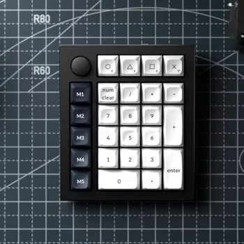 Keychron Q0 Max QMK Gateron Jupiter Red RGB Wireless Custom Number Pad Carbon Black