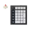 Keychron Q0 Max QMK Gateron Jupiter Red RGB Wireless Custom Number Pad Carbon Black