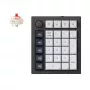 Keychron Q0 Max QMK Gateron Jupiter Red RGB Wireless Custom Number Pad Carbon Black