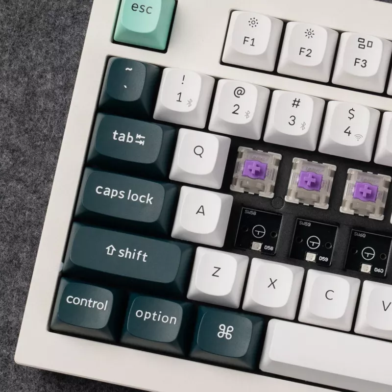 Keychron Q3 HE QMK 80% Wireless Custom Mechanical Keyboard (Nebula Switch) - Shell White