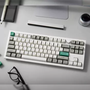 Keychron Q3 Max 80% Full Assembled Knob Red Switch Hot-Swap Gateron Jupiter RGB Wireless Keyboard - Shell White