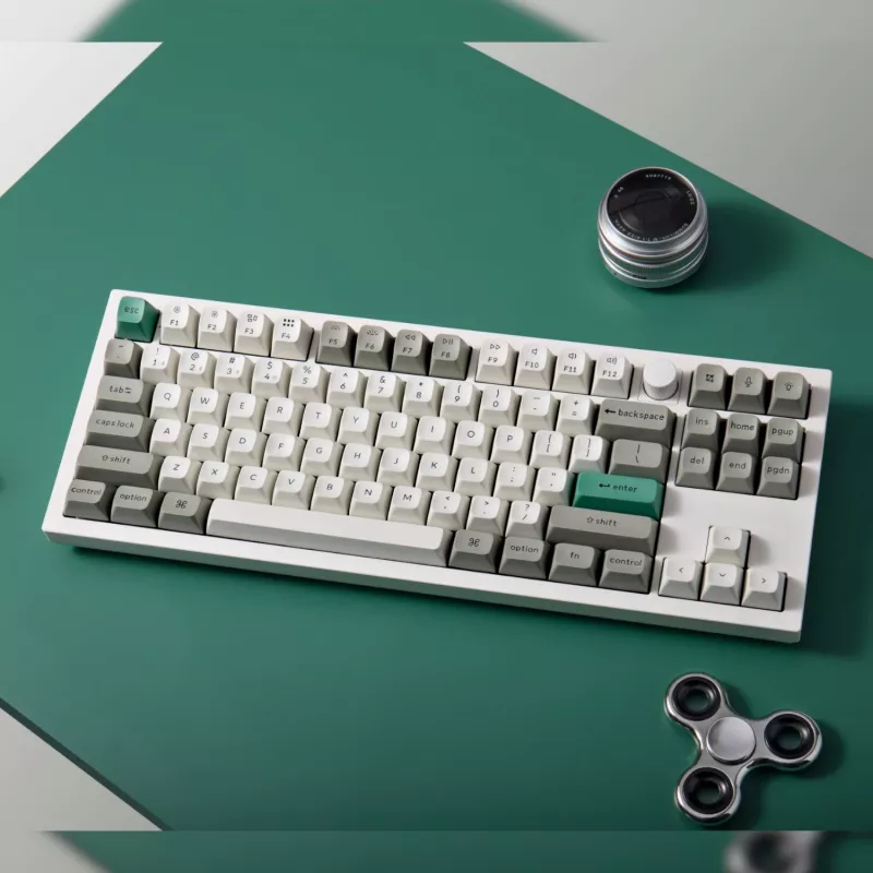 Keychron Q3 Max 80% Full Assembled Knob Red Switch Hot-Swap Gateron Jupiter RGB Wireless Keyboard - Shell White
