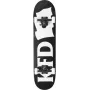 KFD Ransom Complete Skateboard 8 White