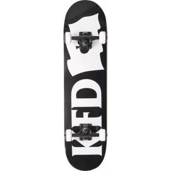 KFD Young Gunz Complete 8 Skateboard Black White