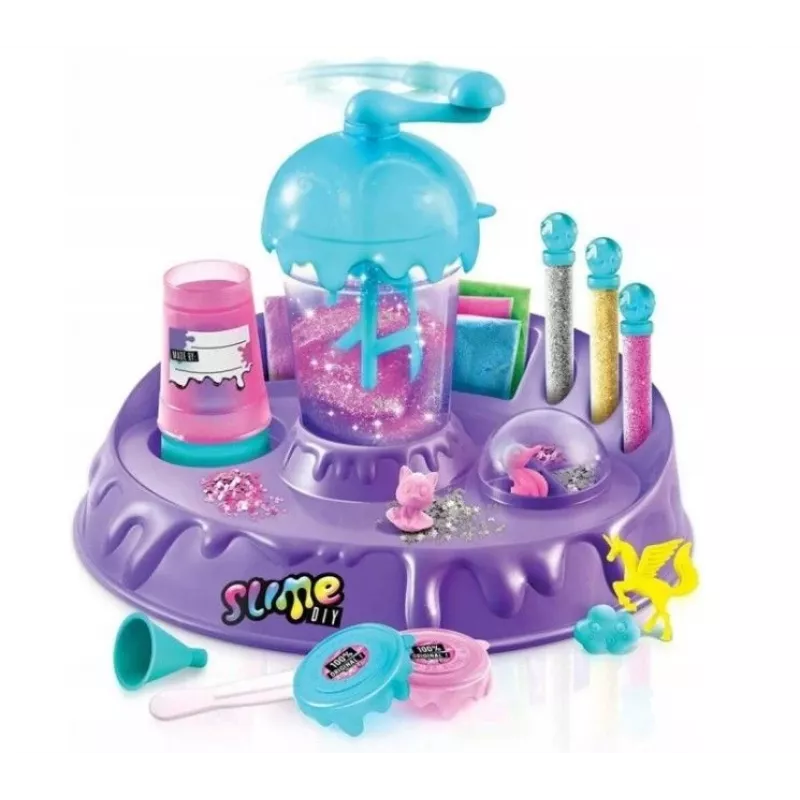 Kiddyz DIY Slime Factory: Large Set with Glitter and Figurines for Making Slime