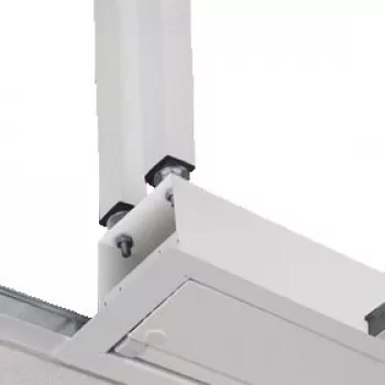 Kindermann 7411-000 Threaded Rod for Ceiling Mounting, M10, 1000 mm, Galvanized Steel 7411000000