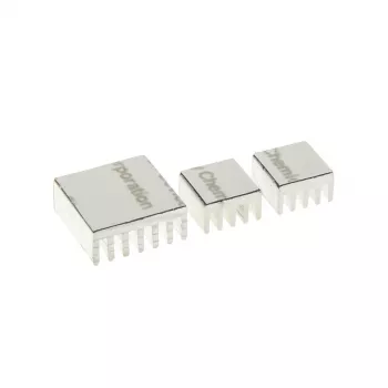 KING MOD SERVICE Raspberry Pi Heatsink Set - Silver