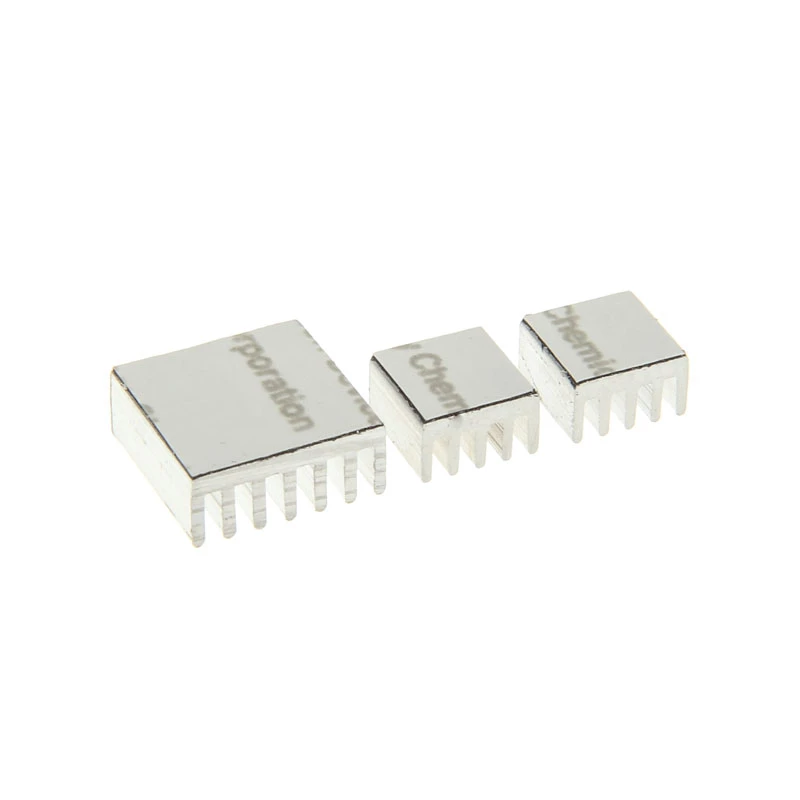 KING MOD SERVICE Raspberry Pi Heatsink Set - Silver