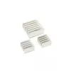 KING MOD SERVICE Raspberry Pi Heatsink Set - Silver