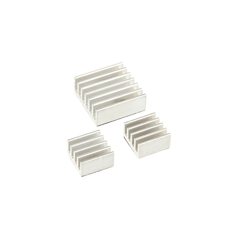 KING MOD SERVICE Raspberry Pi Heatsink Set - Silver