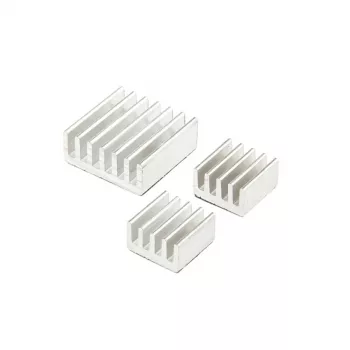 KING MOD SERVICE Raspberry Pi Heatsink Set - Silver